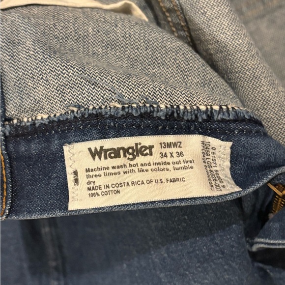 Wrangler western dark jeans 32 - Picture 4 of 5